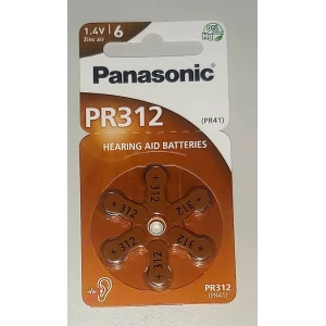 Изображение товара -  Батарейка PR312 /6LB Panasonic ,1.4v Блістер-6шт.