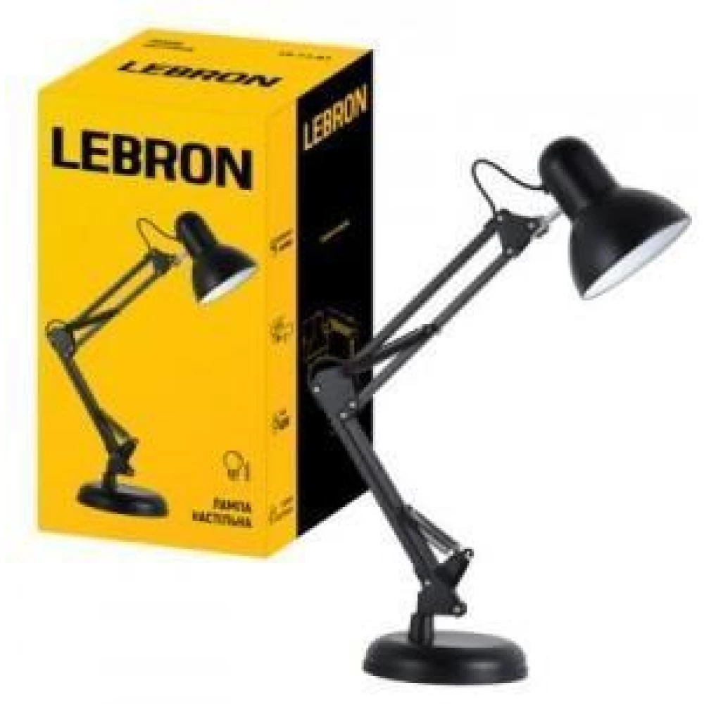 Лампа настільна телескопічна LEBRON L-TL-Tel, 40W, Е27 чорна