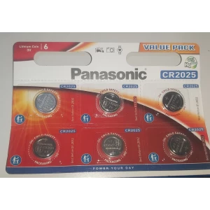 Изображение товара -  Батарейка PANASONIC CR2025 Lithium, 3V, Блістер-6шт. (ЗА ШТУКУ)