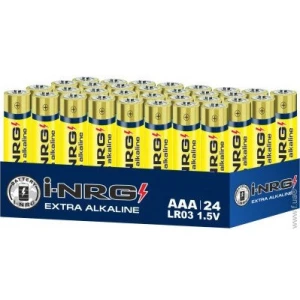 Изображение товара -  Батарейка I-NRG Extra Alkaline.,LR-03, 24AAA, блок 6 зайчик по 4 шт.=24 шт.