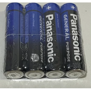 Изображение товара -  Батарейка PANASONIC General Purpose СПАЙКА /ААA/, LR03, 1*4шт, пак.-60шт. (ЗА ШТУКУ)