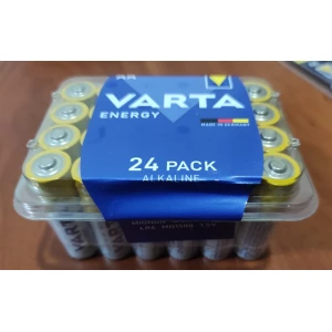 Изображение товара -  Батарейка Varta Enegy LR6 Alkaline пач.-24шт. Біло-Жовта Германія
