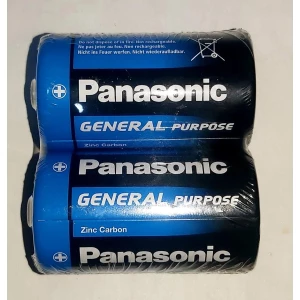 Изображение товара -  Батарейка PANASONIC General Purpose СПАЙКА D-LR 20, 1х2шт, пак.24 шт. (ЗА ШТУКУ)