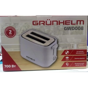 Изображение товара -  Тостер GRUNHELM GVD008 білий 700Вт