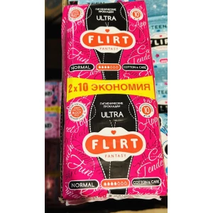 Изображение товара -  FantasyFLIRT прокл д/крит днів ultra NEW - cotton & care - 4 краплі, DUO,  240 мм уп.=20 шт.