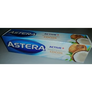 Изображение товара -  Зубна паста Astera  Active + Whitening Cocos (Відбілююча кокос/м`ята) 100 мл.