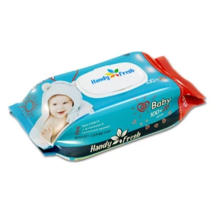 Изображение товара -  Волога серветка “Handy Fresh“ 100+20 л. Дитяча. ящ.12шт. з клапаном