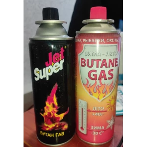 Изображение товара -  Газ Кемпінг “King Storm“-“Butane“, “FENIX“ Зима-Літо 340 мл.220г., спай.-5шт.