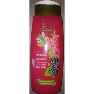 Изображение товара -  Гель для душу Greenline  Raspberry&Blackberry - Малина і Ожина 400мл..,ящ.-12шт.