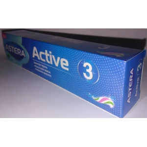 Изображение товара -  Зубна паста Astera “Active 3“ (Потрійна дія) 50 мл., пач.-12шт.
