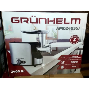 Изображение товара -  М.ясорубка електро GRUNHELM AMG240SSJ, 2400Вт., зі всіма насадками