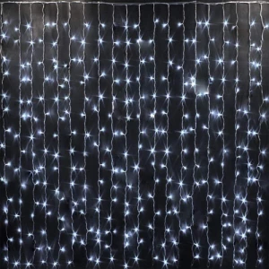 Изображение товара -  LED гірлянда LEBRON штора 2*2м,240LED біла, IP20 15-18-74