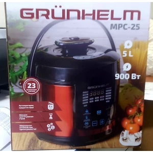 Изображение товара -  Мультиварка-скороварка MPC-25 GRUNHELM 5 л. 900 Вт