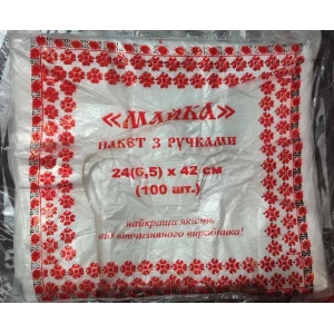 Изображение товара -  Майка фас. Вишиванка 24*42 уп.-100 шт., якащ.-50уп.