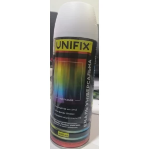 Изображение товара -  Емаль універсальна акрилова RAL 9003 Білий мат 400мл.UNIFIX