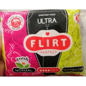 Изображение товара -  FantasyFLIRT прокл д/крит днів ultra NEW - cotton & care - 4 краплі, FRESH, 240 мм/уп=10шт