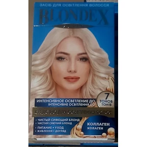 Изображение товара -  Засіб для освітлення волосся “Blondex Super“ Колаген