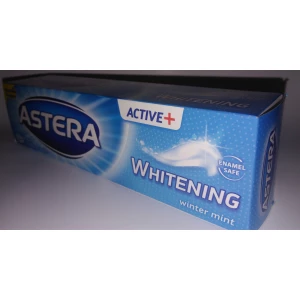 Изображение товара -  Зубна паста Astera  Active + Whitening (Відбілююча) 100 мл.