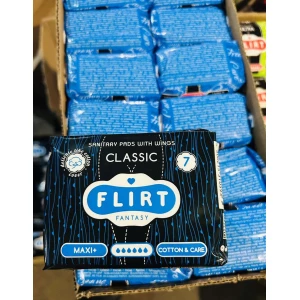 Изображение товара -  Fantasy Flirt прокл для крит. днів classic — cotton&Care — 6 крапель, 280 мм уп.=7 шт.