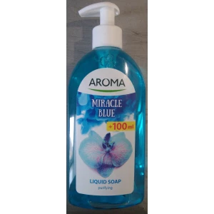 Изображение товара -  Рідке мило AROMA Дивовижний синій - очищаюче (500мл.)
