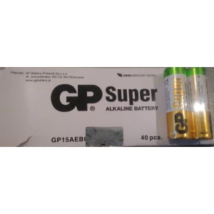 Изображение товара -  Батарейка GP Aikaline Оригінал LR-03 пач.-40шт.