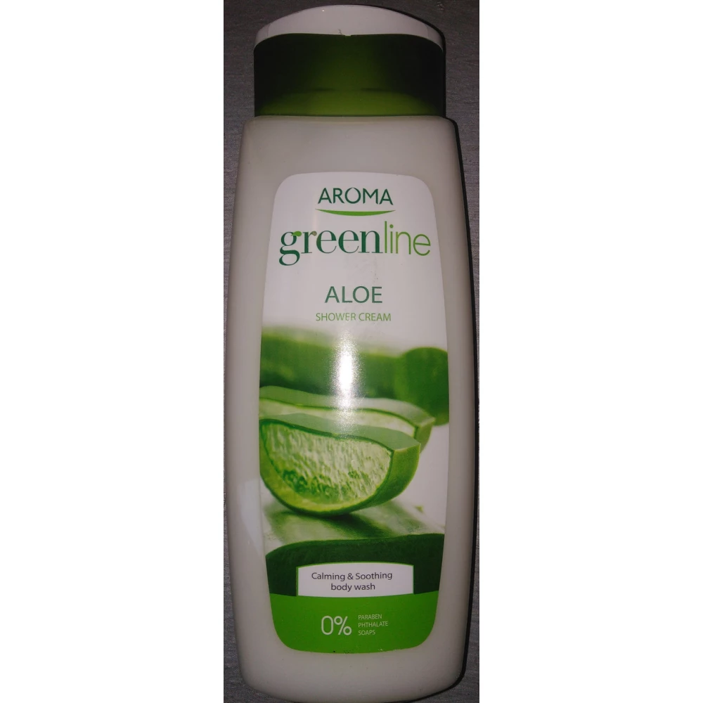 Крем-гель для душу Aroma Greenline Алое Вера (400 мл)., що використовується.-12шт.