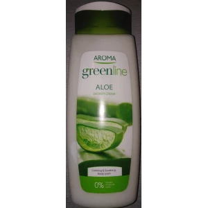 Изображение товара -  Крем-гель для душу Aroma Greenline Алое Вера (400 мл)., що використовується.-12шт.