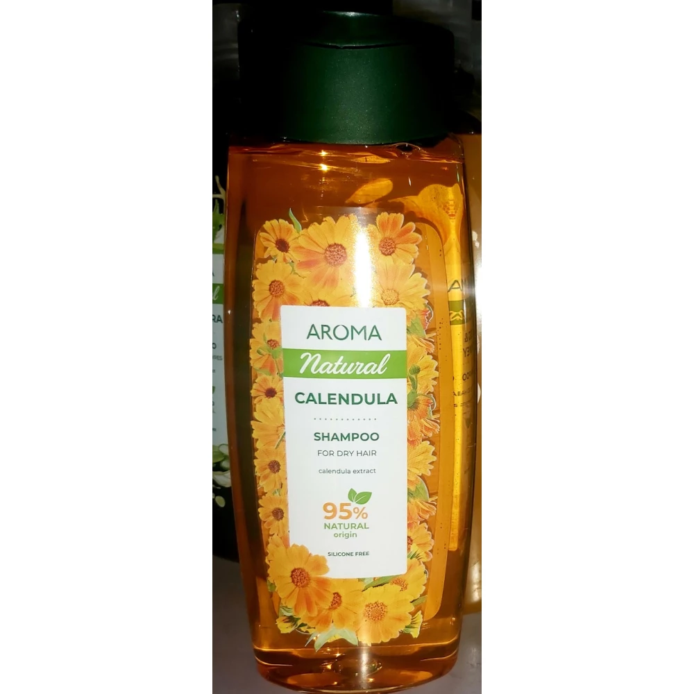 Шампунь Aroma Natural з екстрактом Календули для сухого волосся (400мл.)