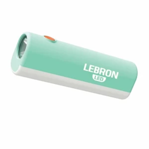 Изображение товара -  Ліхтар ручний акум. Lebron LED L-HL-15, ABS зелений 5W/1W, 1200mAh*2 Lition, USB, 4 режим