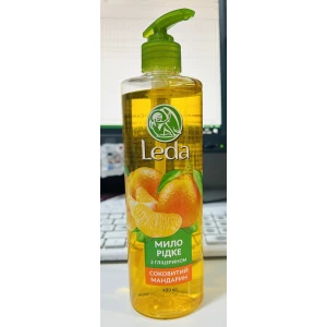 Изображение товара -  Мило рідке Leda (Леда) “Соковитий мандарин“ 490 ml ящ.20шт.