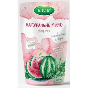 Изображение товара -  Натуральне рідке мило м/у “Соковитий кавун“ 460 мл  “Kavati“ ящ. 20 шт.