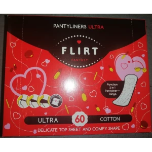 Изображение товара -  FantasyFLIRT щоденні гіг.прокл. Slim - Cotton В індивід. упак 150мм уп=60шт