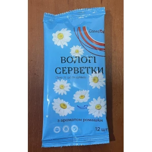 Изображение товара -  Волога серветка “Саме ті“ 12 л. Ромашка ящ.170 шт.