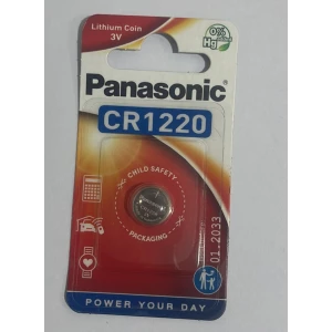 Изображение товара -  Батарейка PANASONIC CR1220 Lithium, 3V, 1х1 шт.