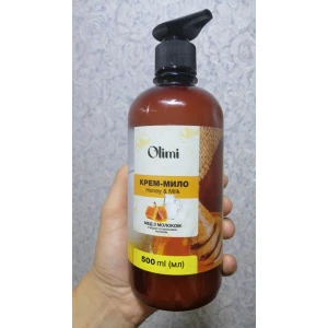 Изображение товара -  Крем-мило “Olimi“ 0,5л  Мед з молоком