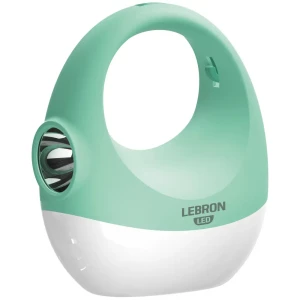 Изображение товара -  Ліхтарик Led кемпінговий акумуляторний Lebron L-HL-617 7,5 W 1200mAh зелений USB