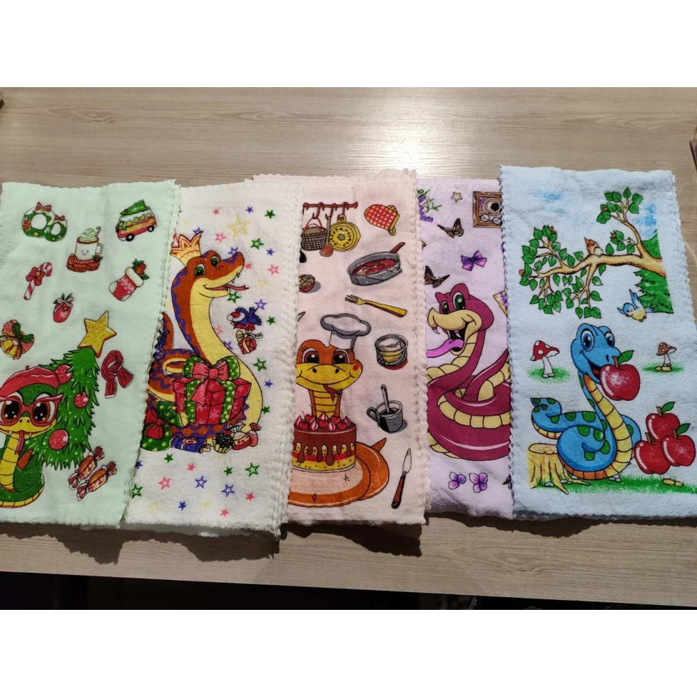 Мікрофібра 25*50, Змія пач-20 шт.