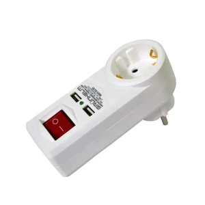 Изображение товара -  Адаптер мережжевий RKU1-01/01 Розетка +2 USB