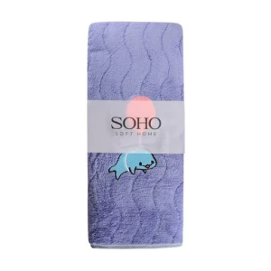 Изображение товара -  Рушник 70*140см. SOHO Мікрофібра Doilphin Purple