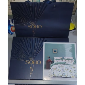 Изображение товара -  Комплект SOHO постільної білизни Євро Elle 200*230 Twigs Green