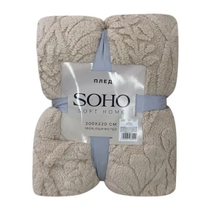 Изображение товара -  Плед 200*220 см. SOHO Rasch Cream