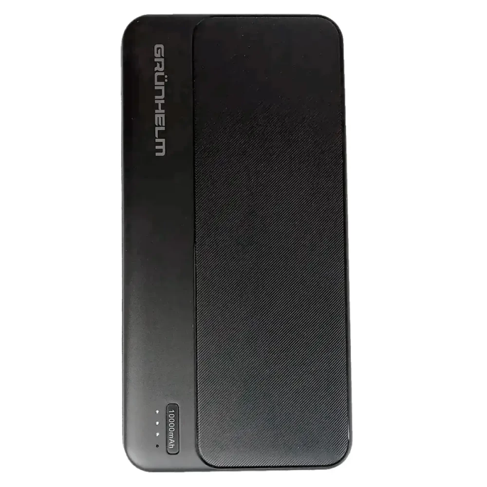 Power Bank Портативна батарея 10000mAh чорний  Grunhelm GP-10В