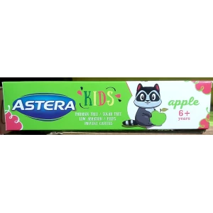Изображение товара -  Дитяча зубна паста Astera  KIDS зі смаком яблука 50мл.