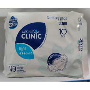 Изображение товара -  Normal CLINIC прокл д/крит днів - ultra - cotton feeling - 3 краплі, 220 мм/уп=10 (NCF12В)