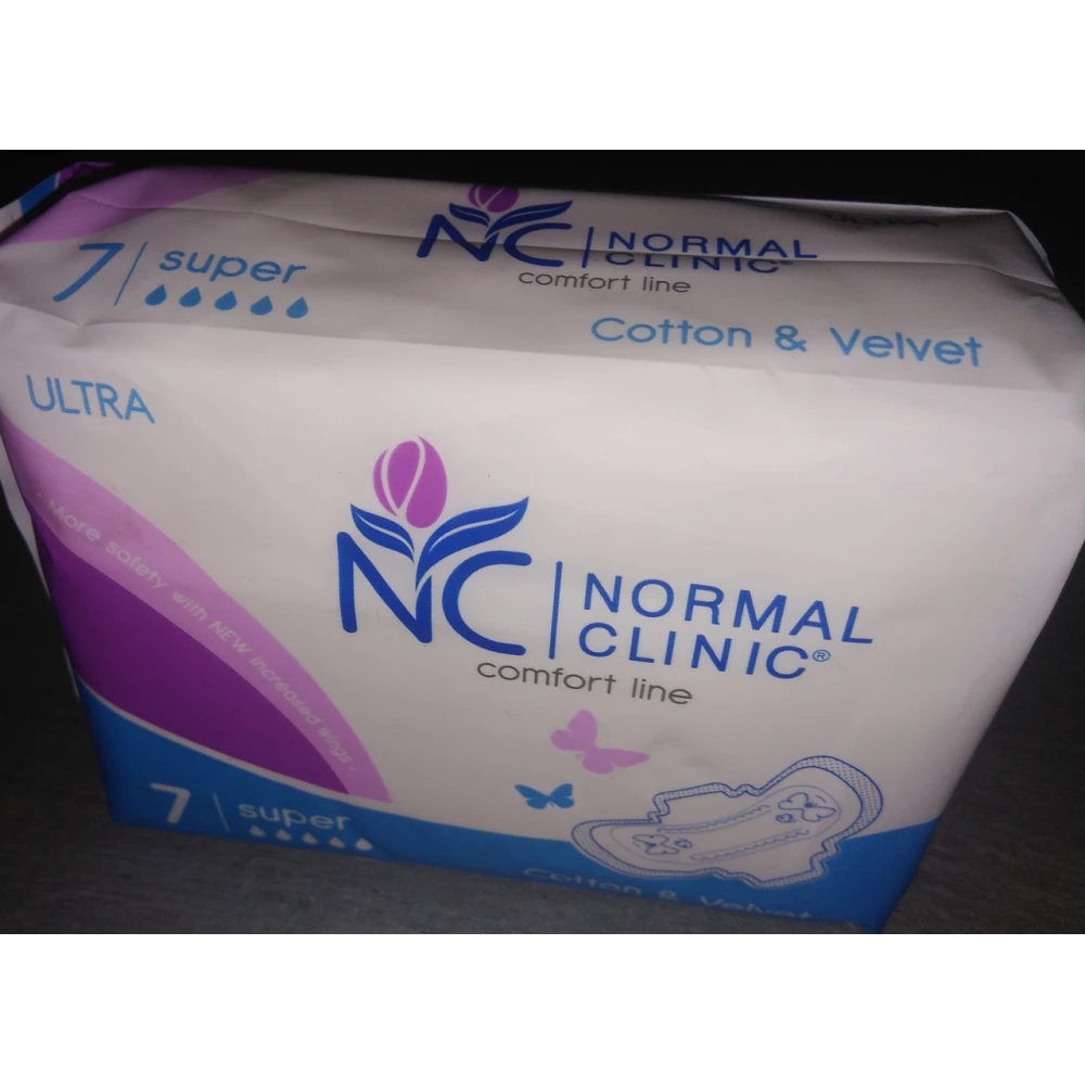 NormalClinic  щоденні гіг. прокладки - ultra Comfort - cotton&slim - в інд. пакуванні, 180 мм/уп=20