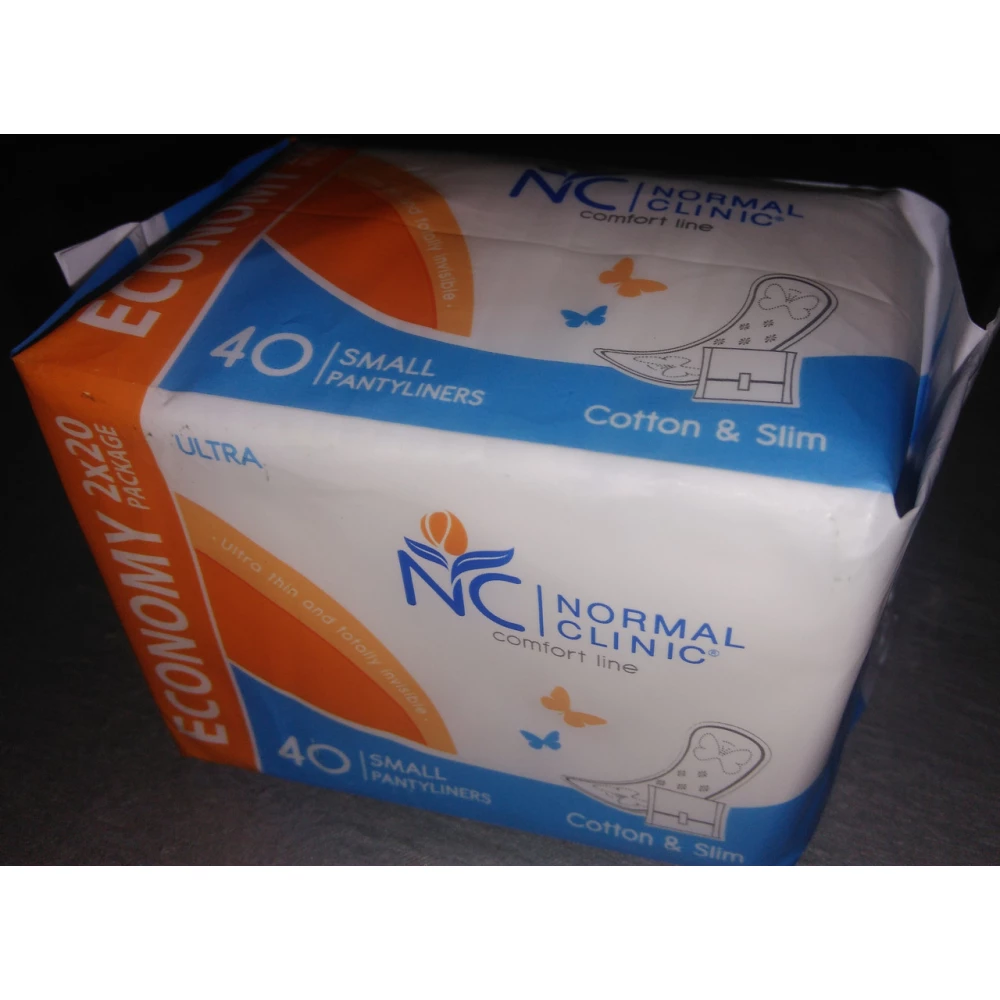 NormalClinic  щоденні гіг. прокладки -ultra Comfort -cotton&slim -в інд. пакуванні, 150 мм. DUO/уп40