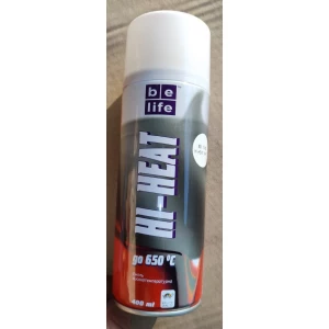 Изображение товара -  Авто емаль біла високотермічна HI-HEAT 400мл. White 1140